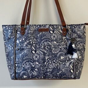 NWT Sakroots Artist Series Floral Tote